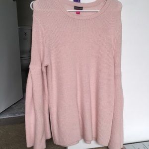Bell-Sleeves Pale Pink Vince Camuto Sweater